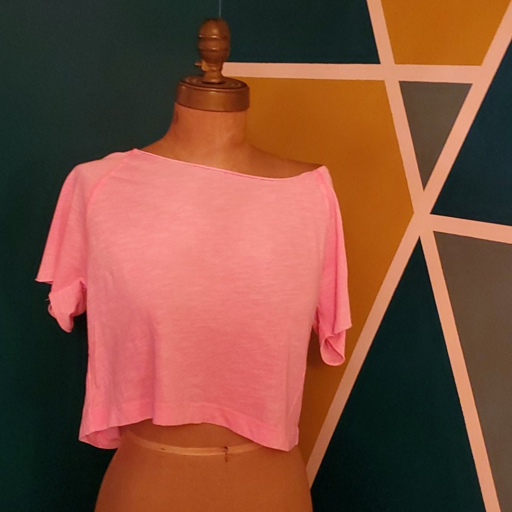 Neon crop top